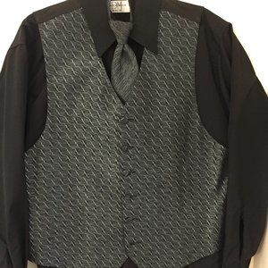 Dress Shirt, Vest, and Tie Combination